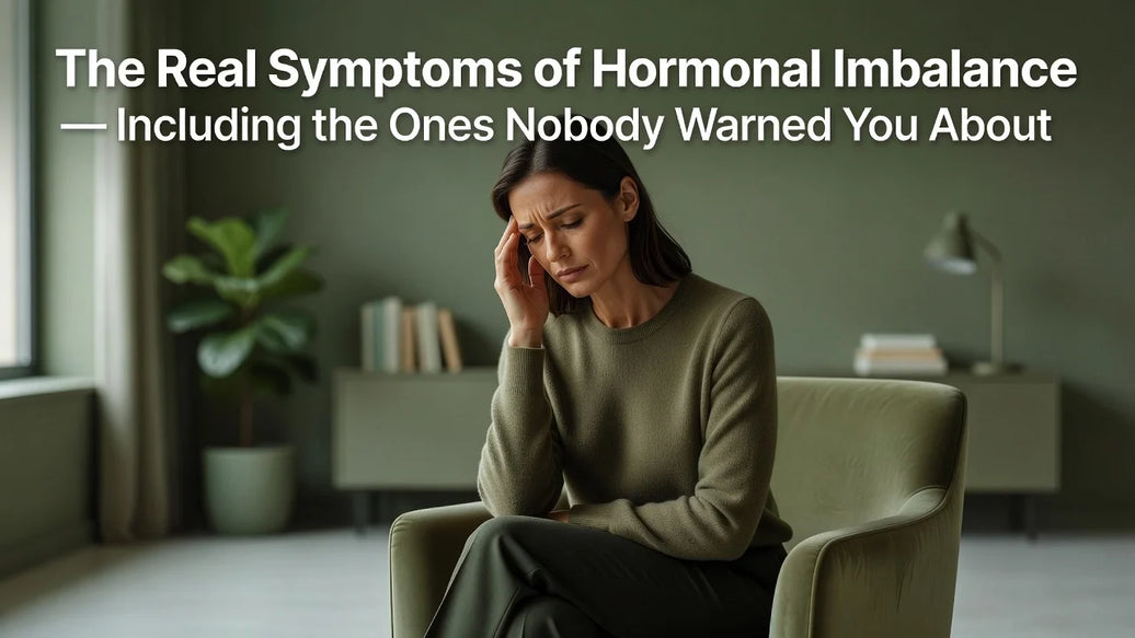 Professional header image for industry analysis: The Real Symptoms of Hormonal Imbalance — Including the O...